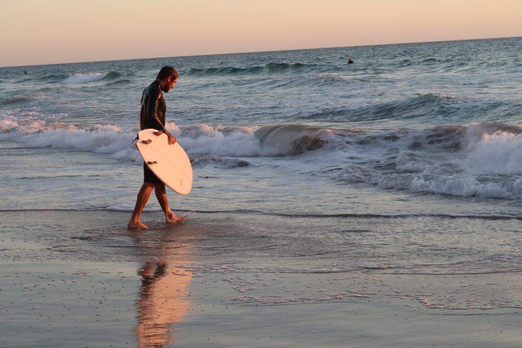 Surfer in San Diego