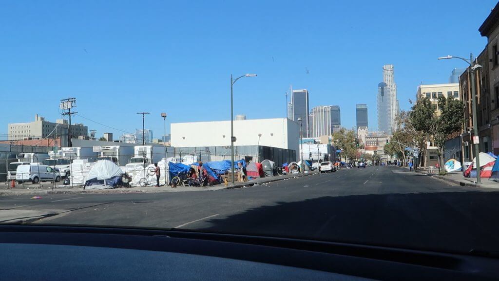 Zelte Obdachlose Los Angeles